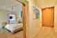 master bedroom mahogany door hallway